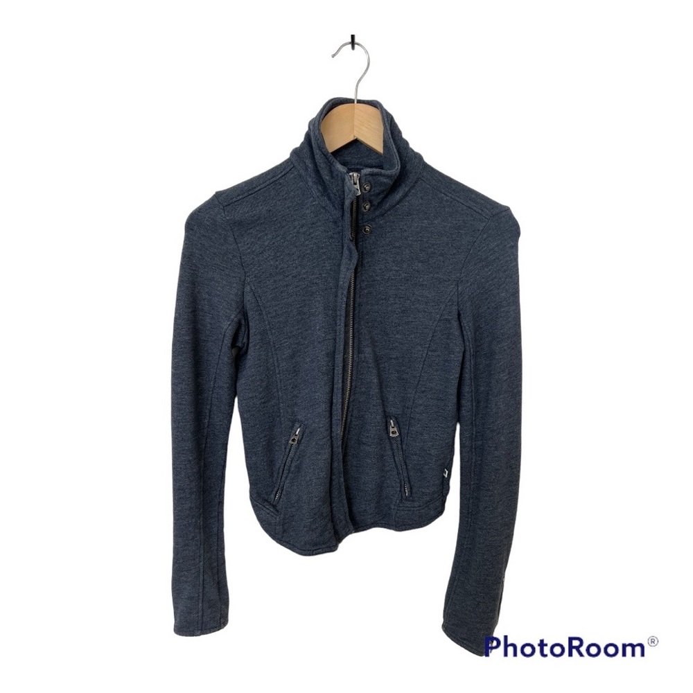 LUCKY BRAND - jacket / sweater (small - navy blue)